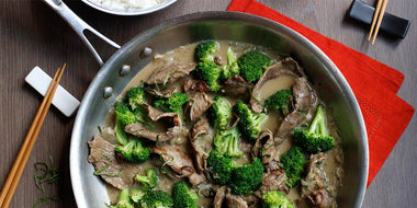 Beef and Broccoli Stir Fry with Green Curry