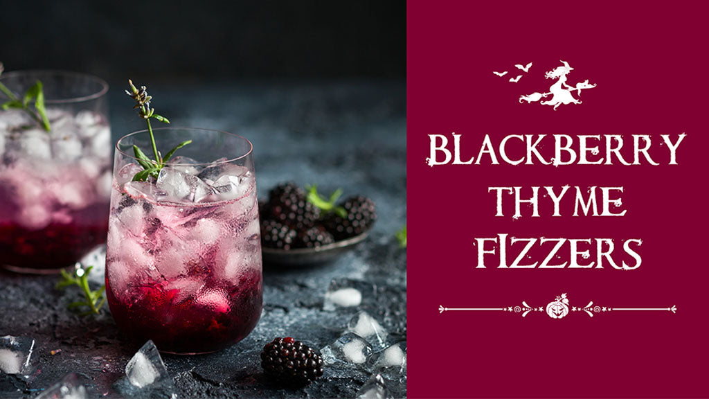 Blackberry Thyme Fizzers