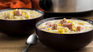 Slow Cooker Ham and Potato Soup