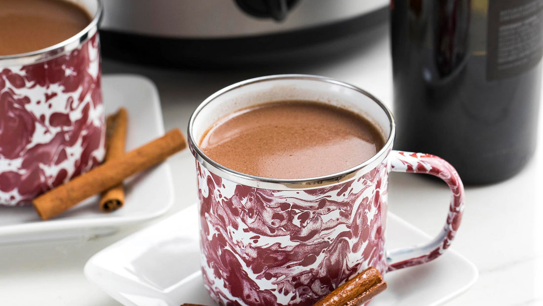 Slow Cooker Red Wine Hot Chocolate