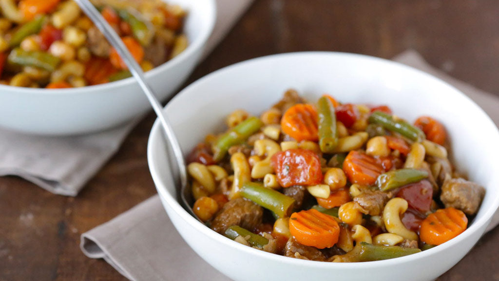 Slow Cookers Beef Minestrone Soup