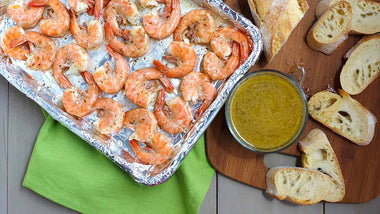 Spicy Lemon Dill Peel and Eat Shrimp Appetizer