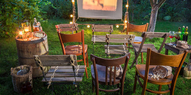 Backyard outrdoor movie theatre