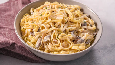 Tagliatelle with Truffle Cream Sauce