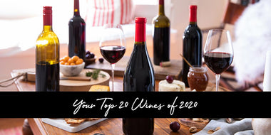 Group of wines on a table