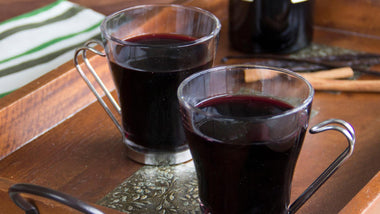 Vanilla Blackberry Mulled Wine