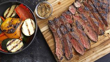 Zesty Red Wine and Herb Steak