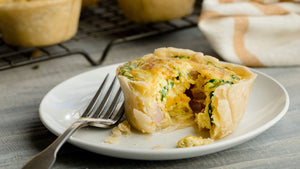 Mini Ham and Cheese Quiche