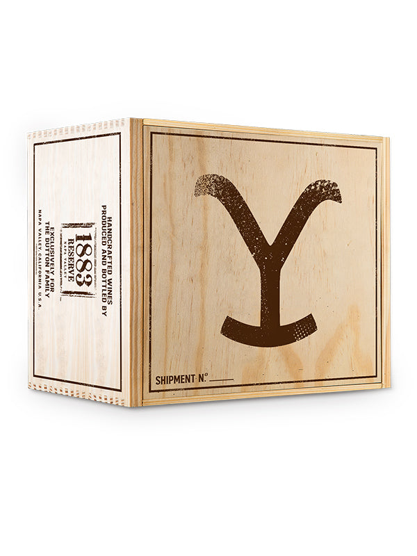 Yellowstone 6-Bottle Wood Crate