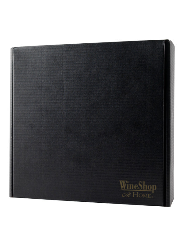 WineShop Branded 3-Bottle Black Gift Box