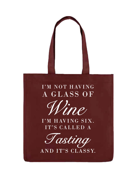 Classy 6-Bottle Tasting Tote