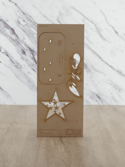 Congrats 3D Wood Card