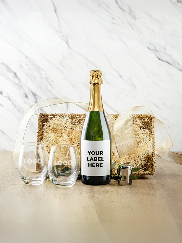 Personalized First Night Toast Gift Basket