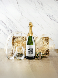 Personalized First Night Toast Gift Basket