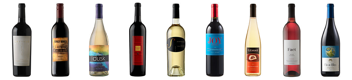 Award-winning bottles of wines