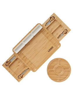 Large Cheese Board with Knife Set - Customizable