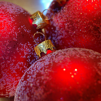 Red Holiday Bulbs