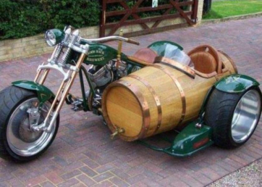 Wine Barrel Motorcycle