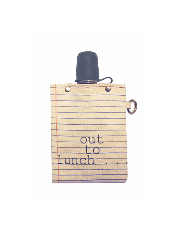"Out to Lunch" Canvas Stealth Flask