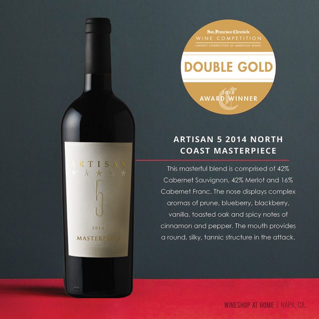 2018 SF Chronicle Wine Competition - Artisan 5 2014 Masterpiece