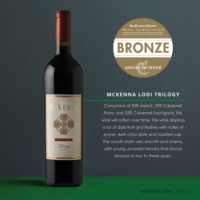 2018 SF Chronicle Wine Competition - McKenna Trilogy