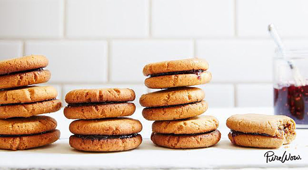 Bake Those Cookies, Pop Those Corks! - peanut butter jam cookie