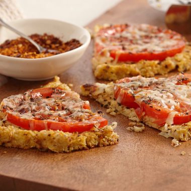 Gluten-Free Fresh Tomato Pizza with Cauliflower Crust