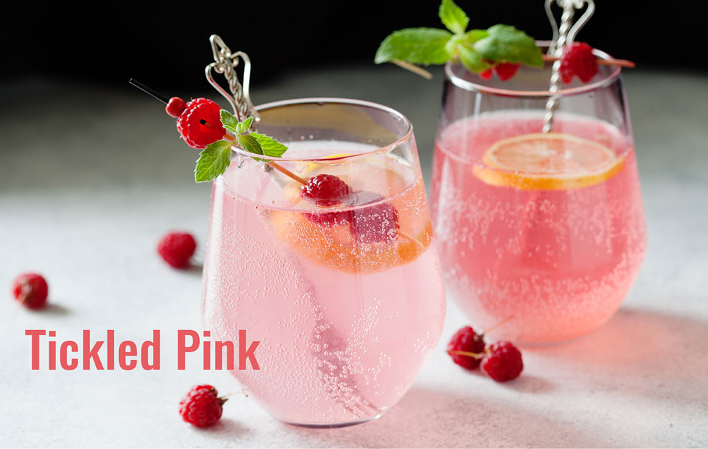 Sparkling Cocktails for Spring - Tickled Pink