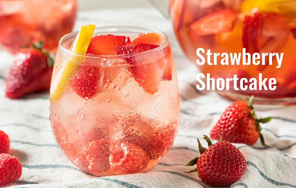 Sparkling Cocktails for Spring - Strawberry Shortcake