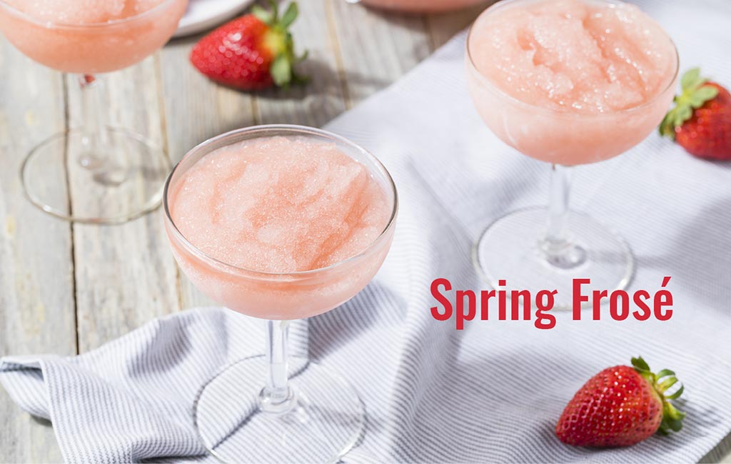 Sparkling Cocktails for Spring - Spring Frosé