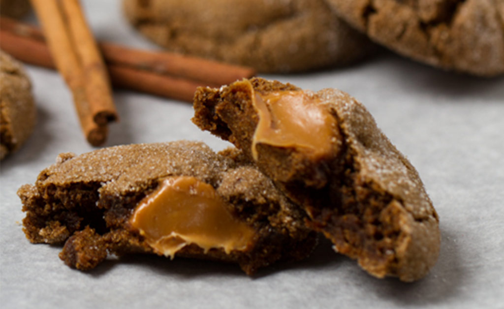 Stuffed Ginger Molasses Cookies