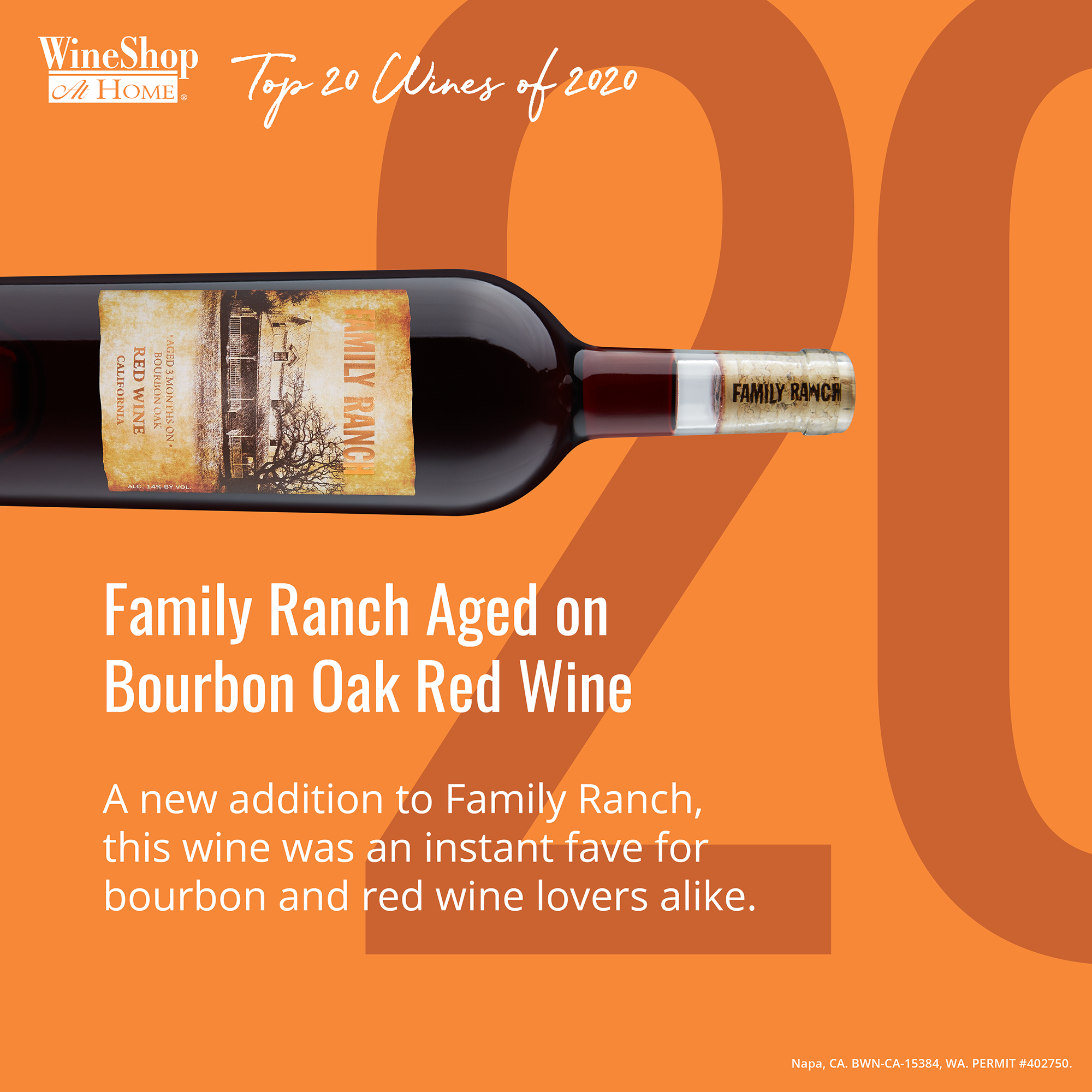 Family Ranch Aged on Bourbon Oak Red Wine