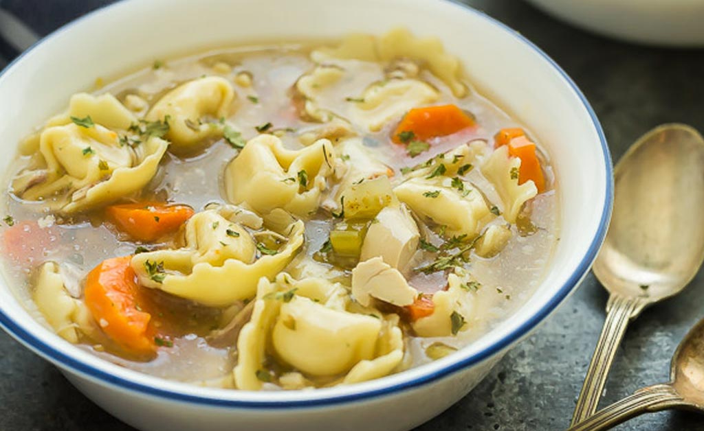 Instant Pot® Chicken Tortellini Soup