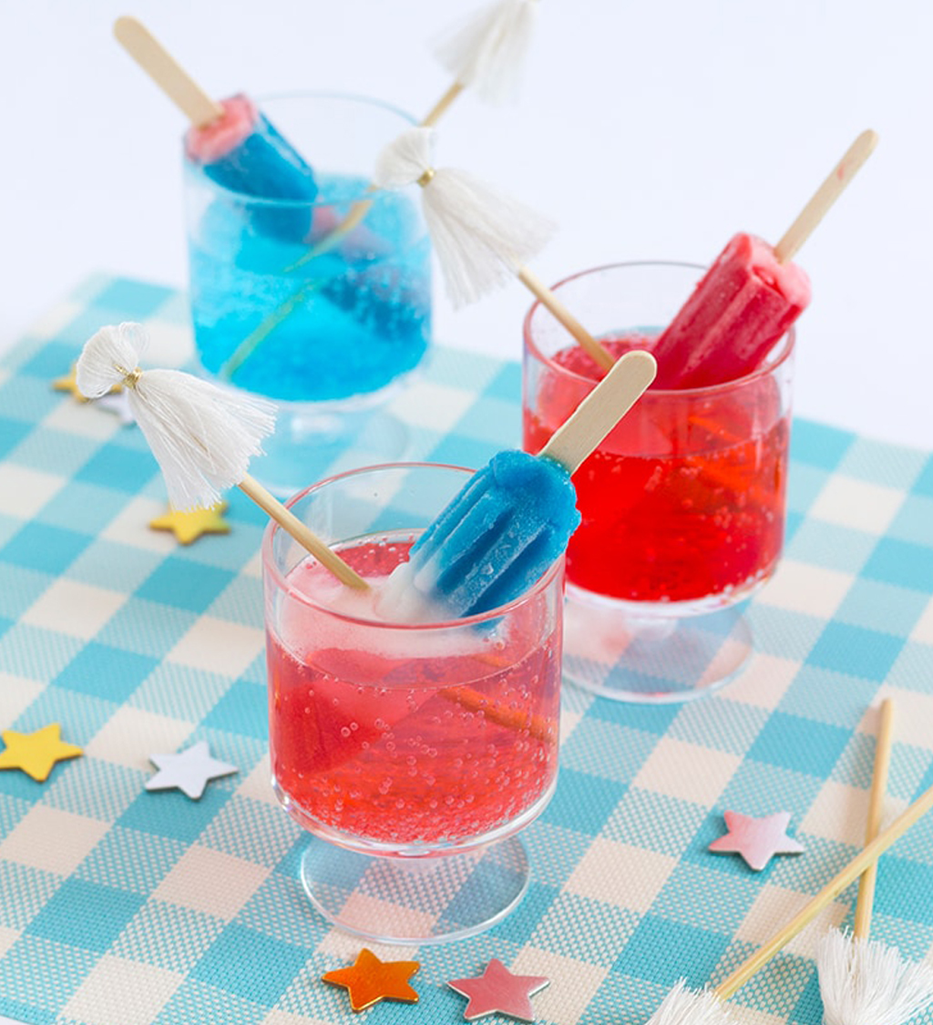 4th of July Popsicle Wine Cocktails