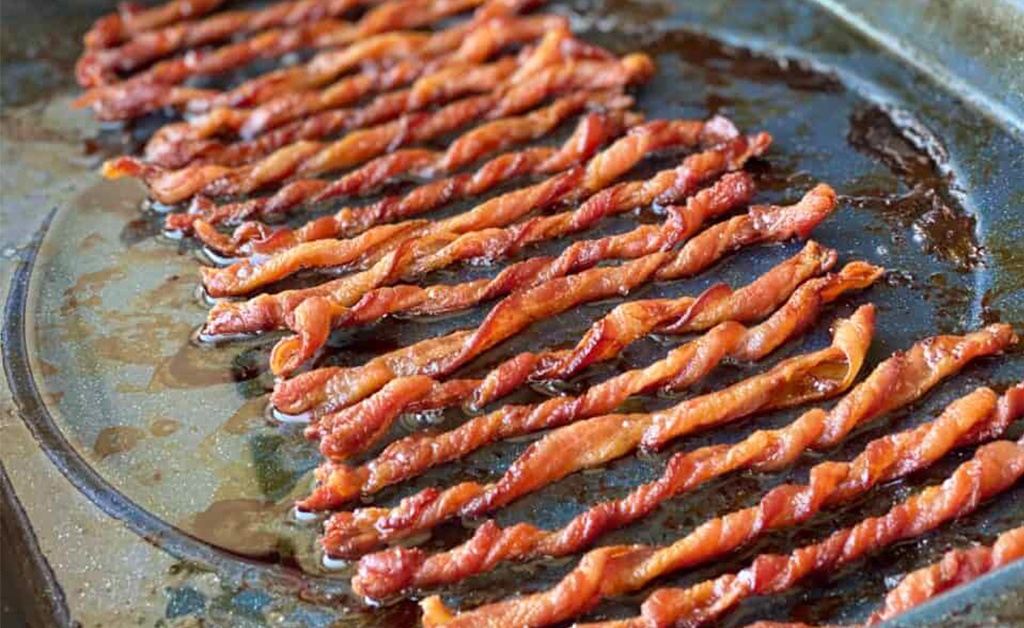 Twisted bacon