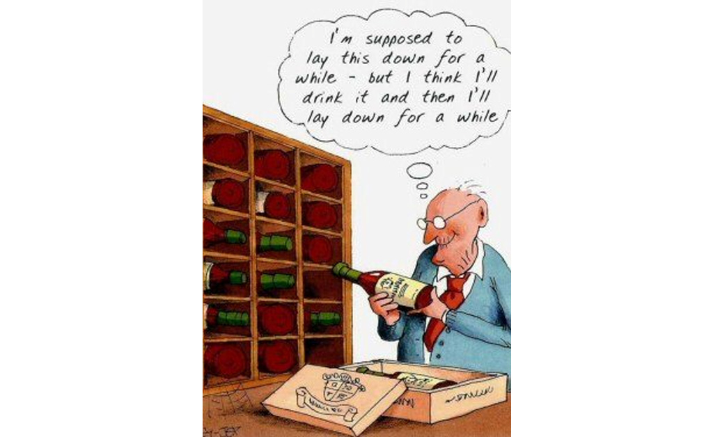 Funny wine comic