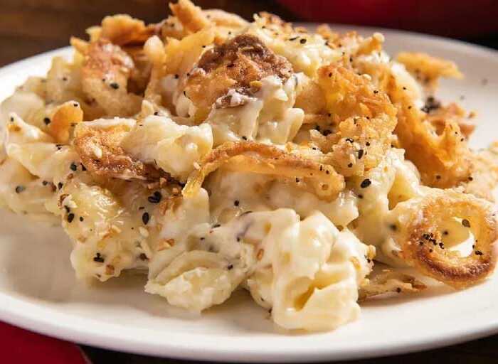 Everything Bagel Mac and Cheese